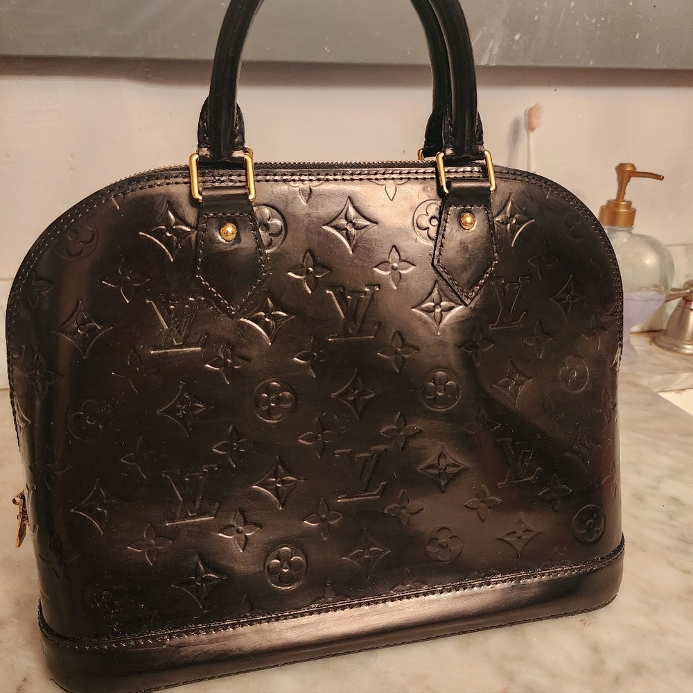 Louis Vuitton Alma PM Bag Black - Picture 2 of 8